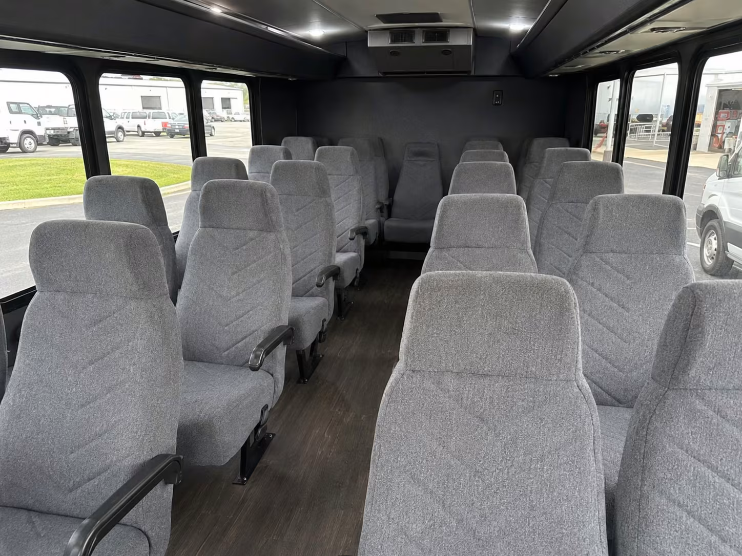 18 passenger minibus inside