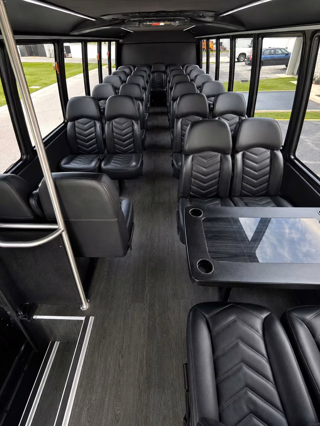 20 passenger minibus inside