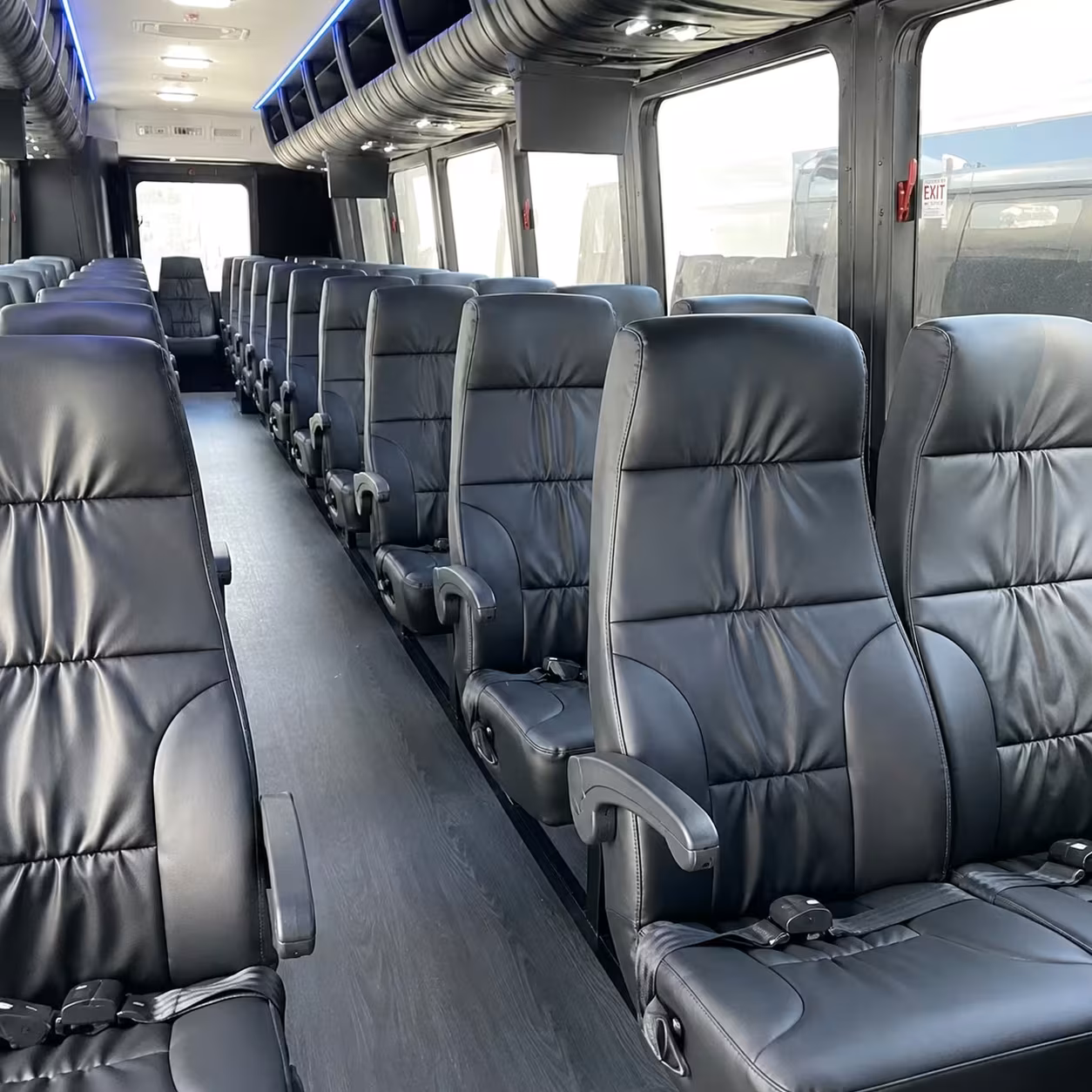 28 passenger minibus inside