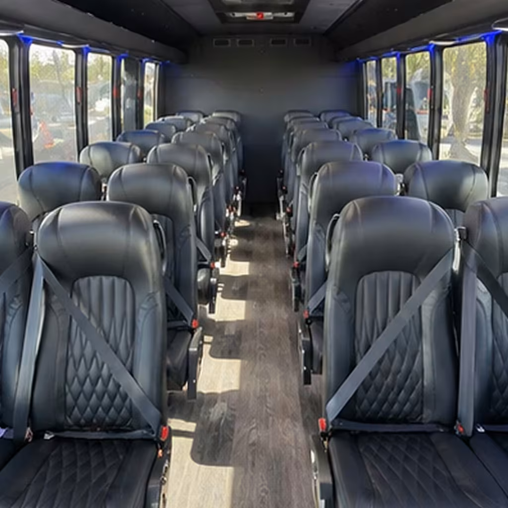 35 passenger minibus interior