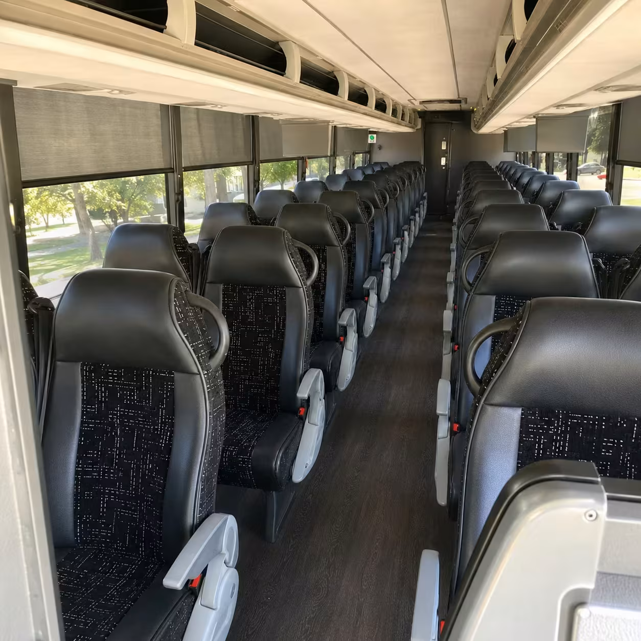 sparks charter bus interior